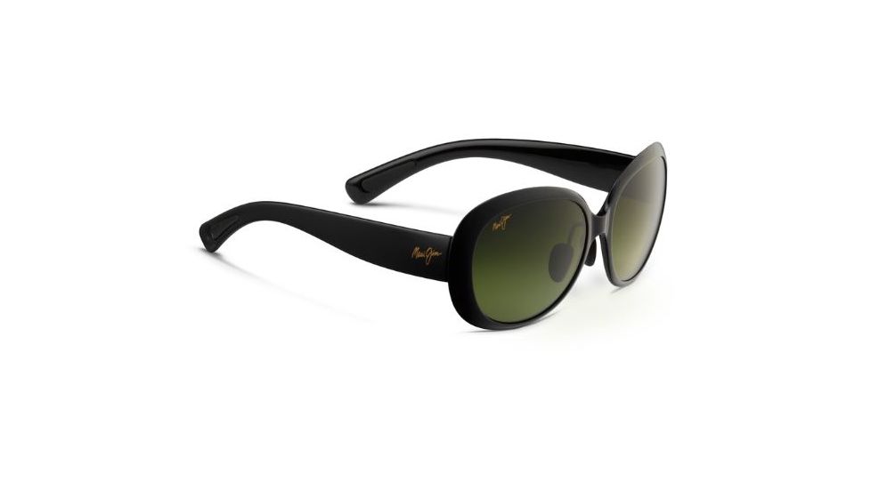 Maui Jim Nahiku Sunglasses, Gloss Black Frame, Maui HT Lens, Polarized, HTS436-02