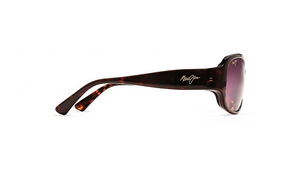Maui Jim Nalani Polarized Fashion  Sunglasses,Dark Tortoise,Maui Rose Lens RS295-10