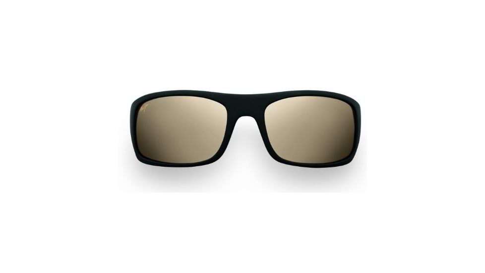 Maui Jim Peahi Sunglasses w/ Matte Black Rubber Frame and HCL Bronze Lenses - H202-2M