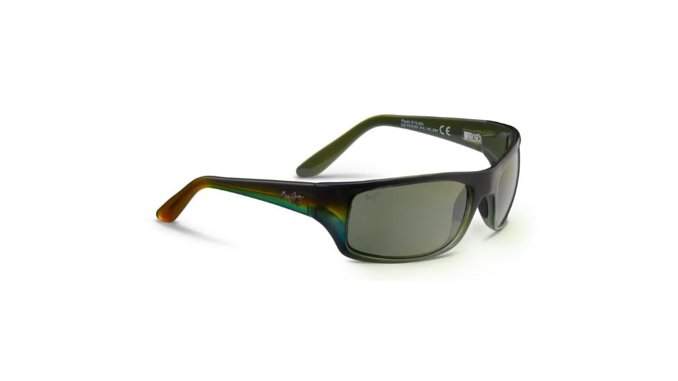 Maui Jim Peahi Sunglasses,Rectangle,MahiMahi Frame,Polarized Maui HT Lens HT202-71