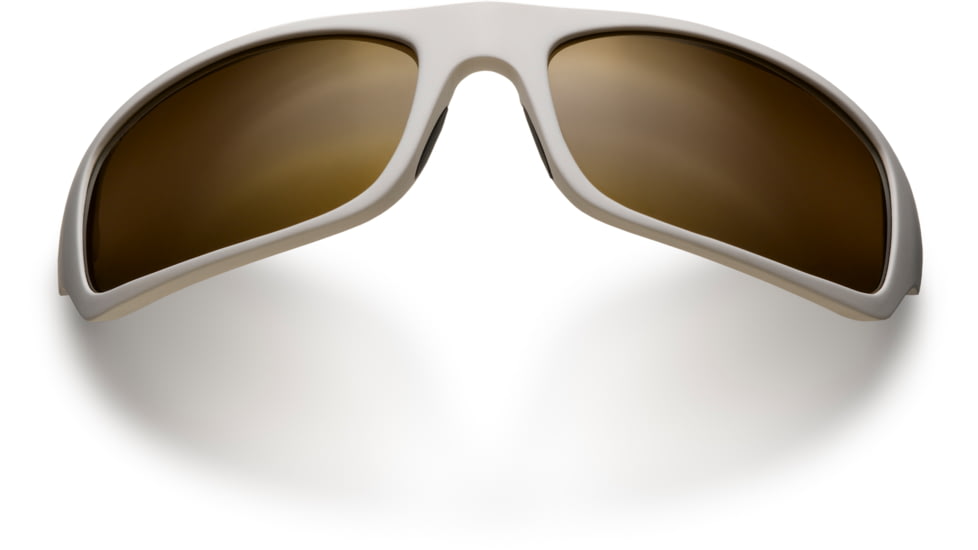 Maui Jim Peahi Sunglasses, Matte White, HCL Bronze Lenses, Matte White H202-05M