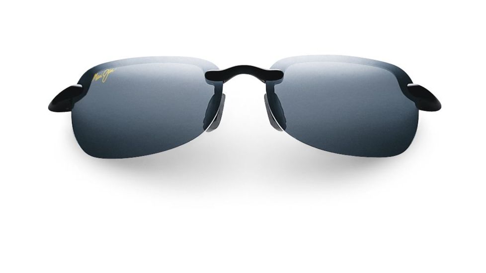 Maui Jim Sandy Beach Sunglasses w/ Gloss Black Frame and Neutral Grey Lenses - 408-02