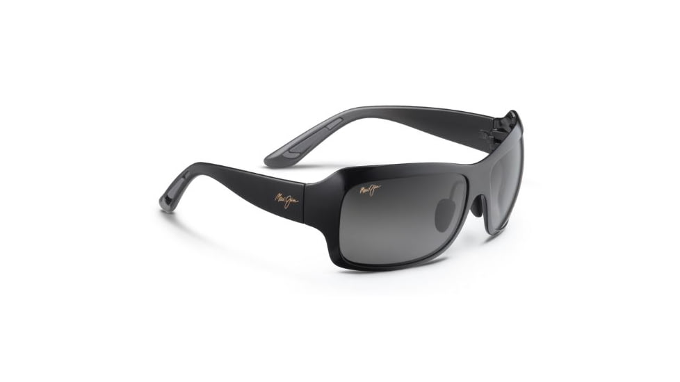 Maui Jim Seven Pools Gloss Black Fade Neutral Grey Sunglasses, Gloss Black Fade GS418-02J