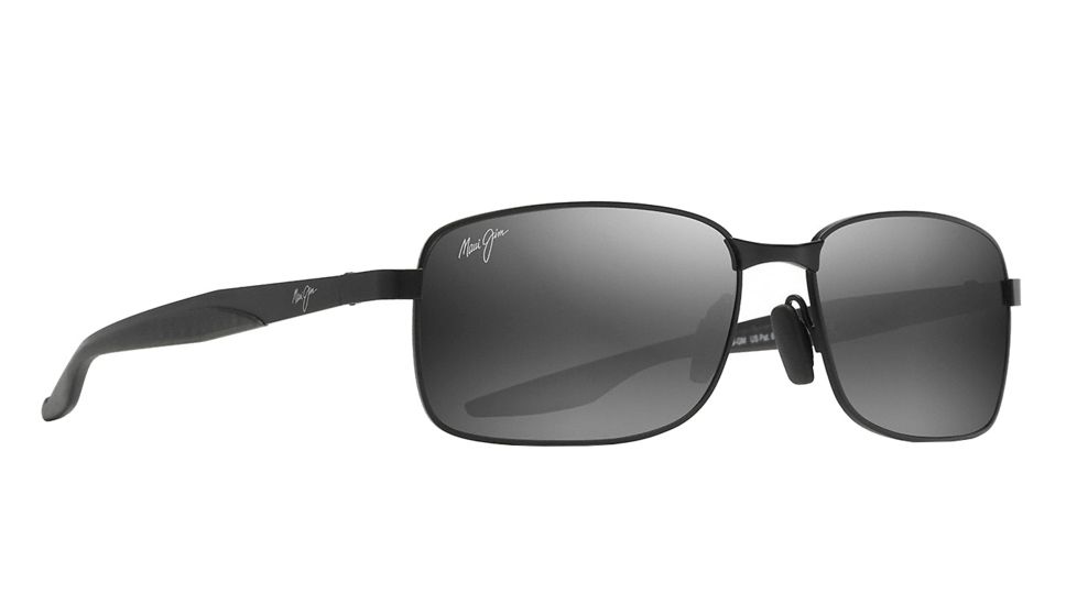Maui Jim Shoal Sunglasses, Gunmetal Black Frame, Neutral Grey Lens, Polarized, 797-2M