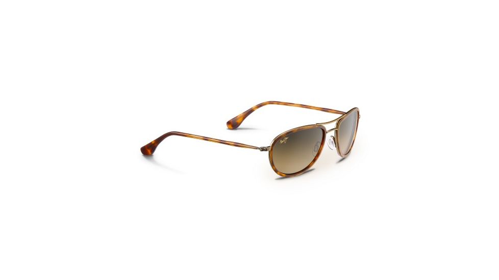 Maui Jim Small Kine Sunglasses - Antique Gold Frame and HCL Bronze Lens HS251-16C