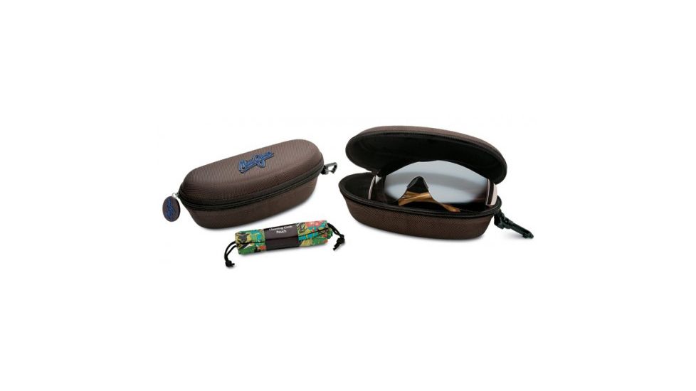 Maui Jim Sport Case Large, Dark Brown, Large BROWN SPORT CASE