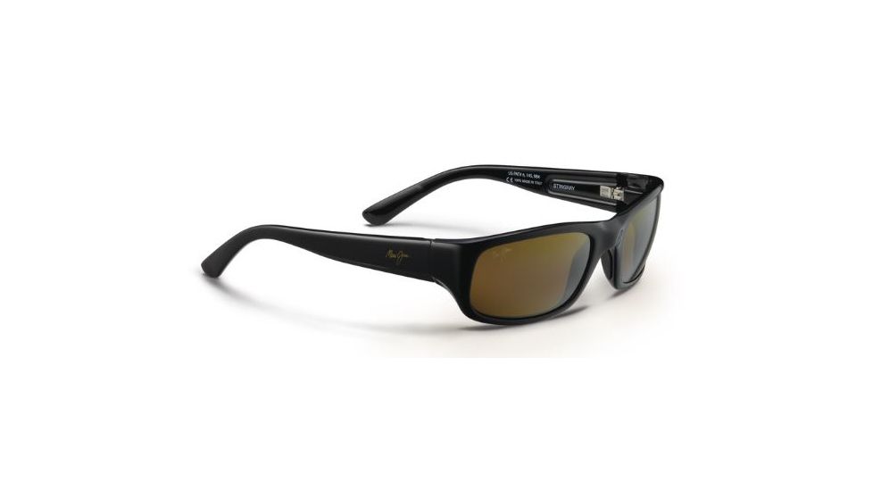 Maui Jim Stingray Sunglasses w/ Gloss Black Frame and HCL Bronze Lenses - H103-02