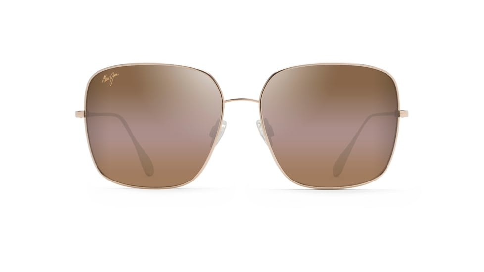 Maui Jim Triton Polarized Aviator Sunglasses, Gold Frame, HCL Bronze Lens, Gold H546-16