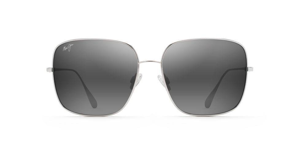 Maui Jim Triton Polarized Aviator Sunglasses, Silver Frame, Neutral Grey Lens, Silver 546-17