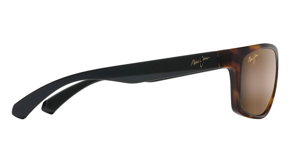 Maui Jim Tumbleland Sunglasses, Matte Tortoise w/ Black Temples Frame, HCL Bronze Lens, Polarized, H770-10CM