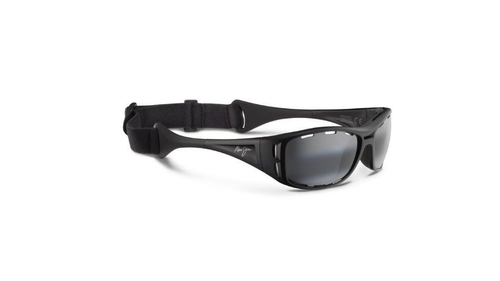 Maui Jim Waterman Sunglasses, Neutral Grey, Matte Black 410-2M