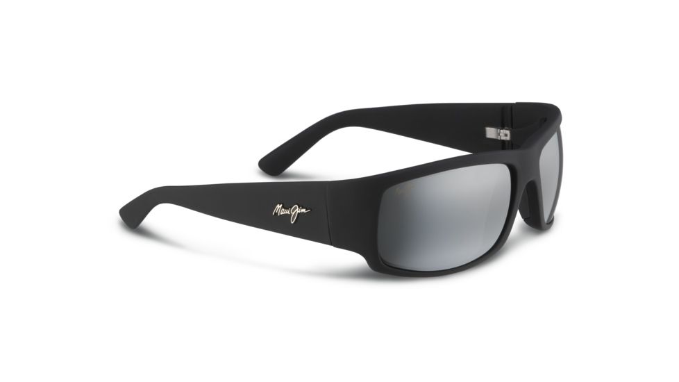 Maui Jim World Cup Sunglasses, Matte Black Rubber, Grey Lenses, Matte Black Rubber 266-02MR