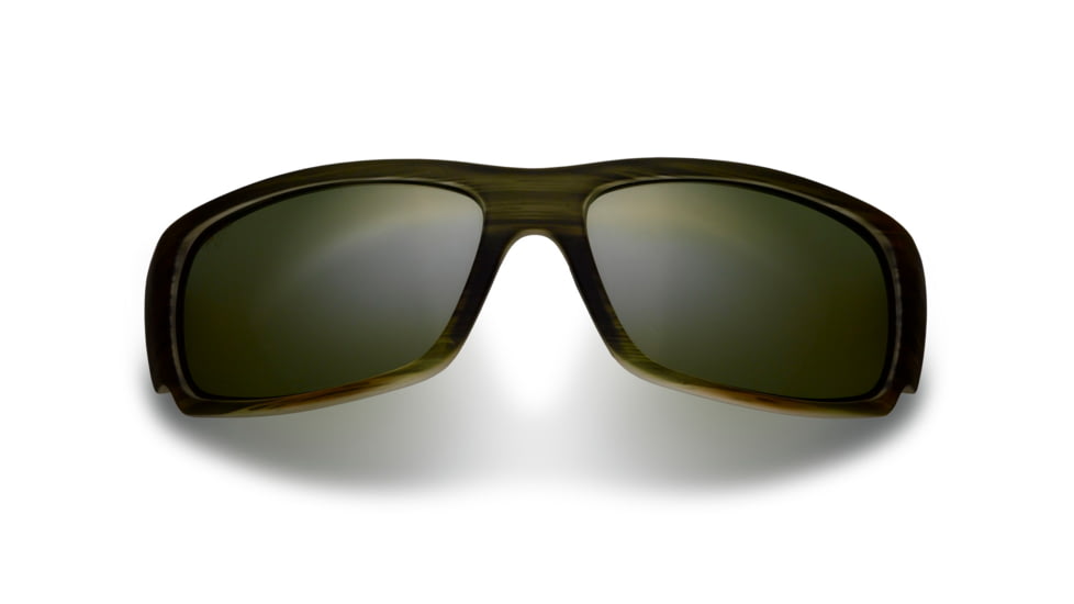 Maui Jim World Cup Sunglasses, Matte Green Stripe Rubber, Maui HT Lenses, Matte Green Stripe Rubber HT266-15MR