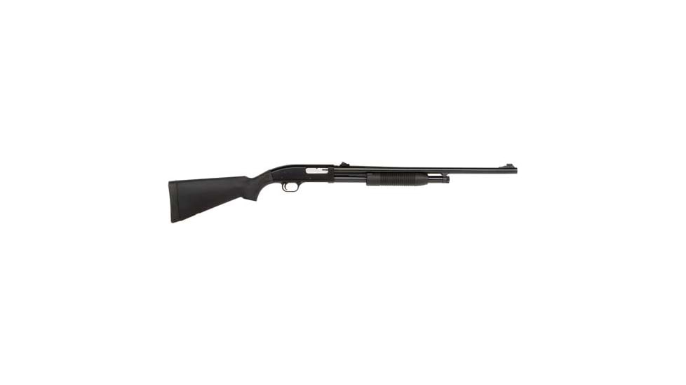 Maverick 88 Slug Fully Rifled &amp; Sights 3in Field Pump Shotgun, 12 Gauge, 24in BBL, Synthetic Black Stock, Nickel Black, 31017