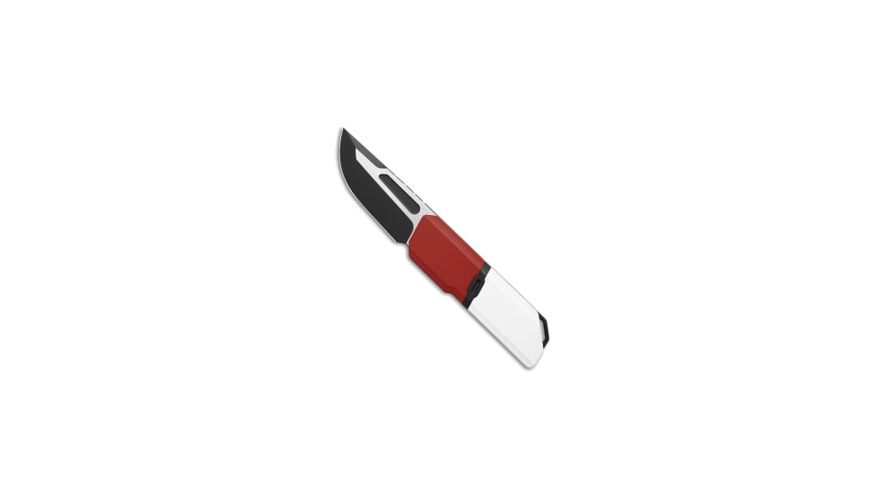 Maxace Maxace Capsule III Liner Lock Knife Red/White Titanium 2.6" M398 DLC MM49-1-A, Red/White, Bohler M398, adult, BHQ-227681