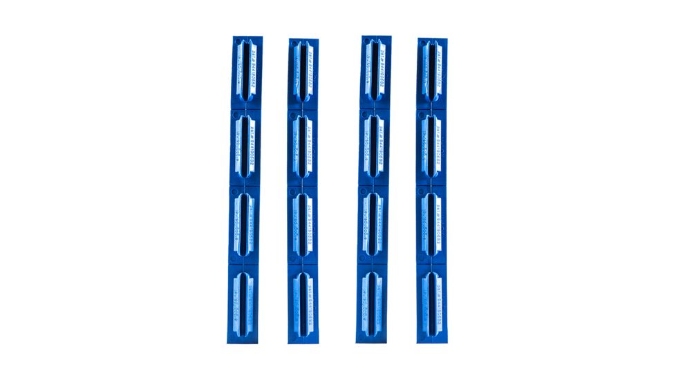 Maxim Defense Industries AR-15 M-Slot Rail Covers - 4 Pack, Blue, MXM-47603
