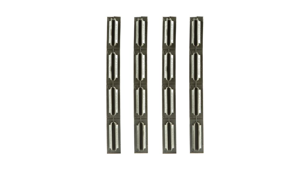 Maxim Defense Industries AR-15 M-Slot Rail Covers - 4 Pack, OD Green, MXM-47602