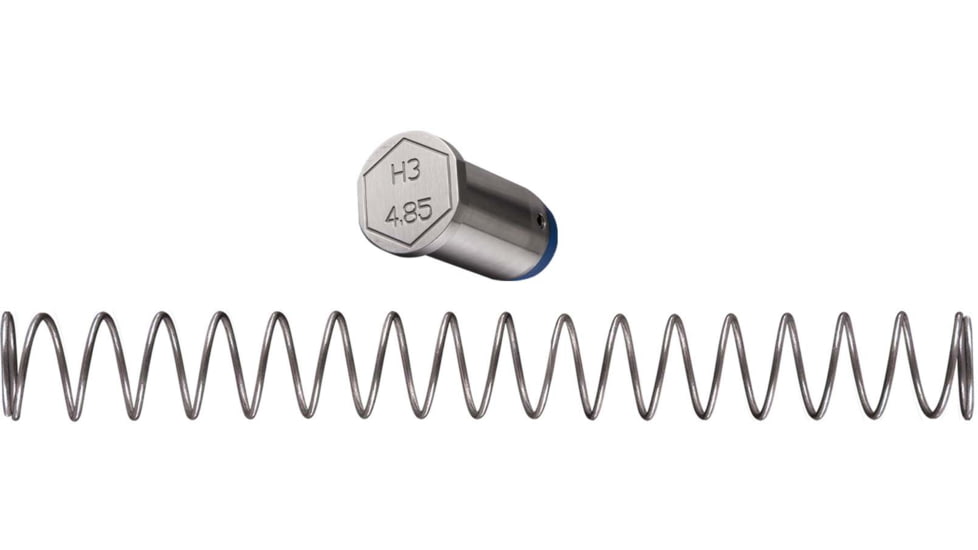 Maxim Defense Industries CQB Buffer &amp; Spring - H3 - 4.75 oz., Silver/Blue, MXM-47567