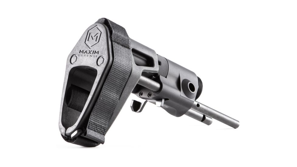 Maxim Defense Industries CQB Pistol - PDW Brace for AR15, Standard Buffer/Spring, 3.3 oz, Black, MXM-47544