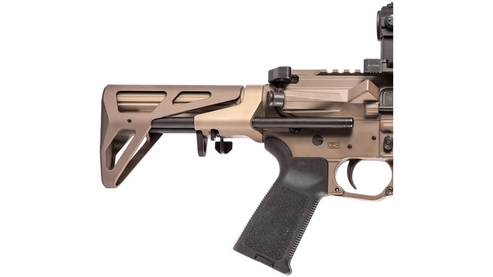 Maxim Defense Industries CQB Stock Gen 7 for AR-15, Standard Buffer/Spring, 3.3 oz, FDE, MXM-47618