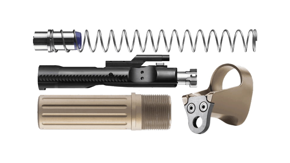 Maxim Defense Industries Gen 7 SCW Pistol System Standard Kit Buffer Tube - Housing, Tube, Standard Buffer, Spring, FDE, MXM-48555