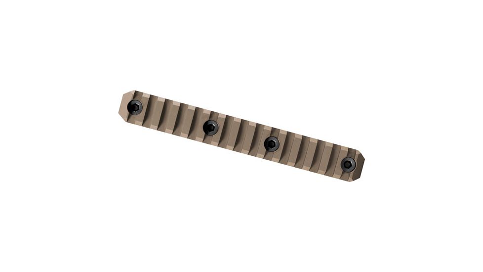Maxim Defense Industries M-RAX - M-Slot Picatinny Rail, FDE, 4 - M-Slot, 6.295in, 3.09oz, MXM-47593