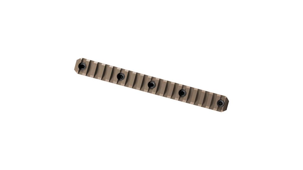 Maxim Defense Industries M-RAX - M-Slot Picatinny Rail, FDE, 5 - M-Slot, 7.870in, 3.87oz, MXM-47595