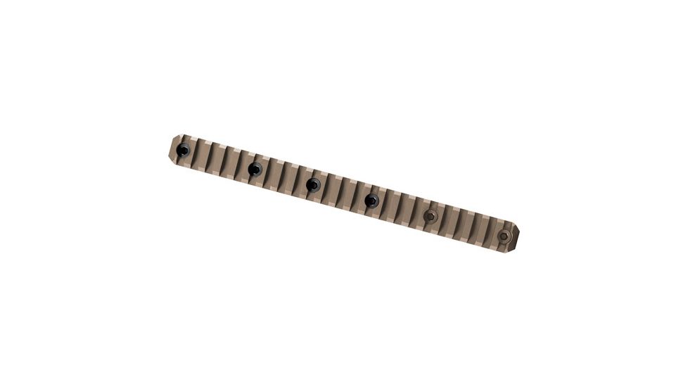 Maxim Defense Industries M-RAX - M-Slot Picatinny Rail, FDE, 6 - M-Slot, 9.445in, 4.62oz, MXM-47597