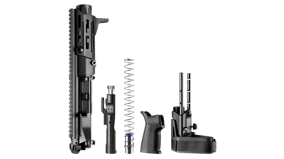 Maxim Defense Industries MDX 505 PDX SCW PDW Brace Upper Kit, 7.62x39, 14in, Hate Brake, 5/8-24 Thread, 5.5in Barrel, Type III Hardcoat Anodized, Black, MXM-47815