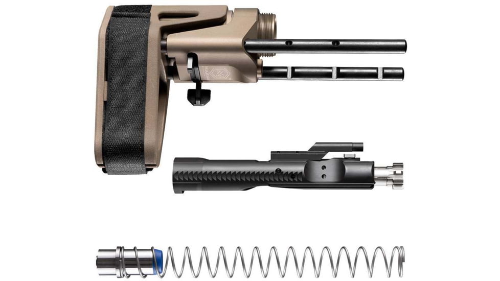 Maxim Defense Industries SCW Pistol PDW Brace, Gen 7, SCW B&amp;S, 3.3 oz, FDE, MXM-47658