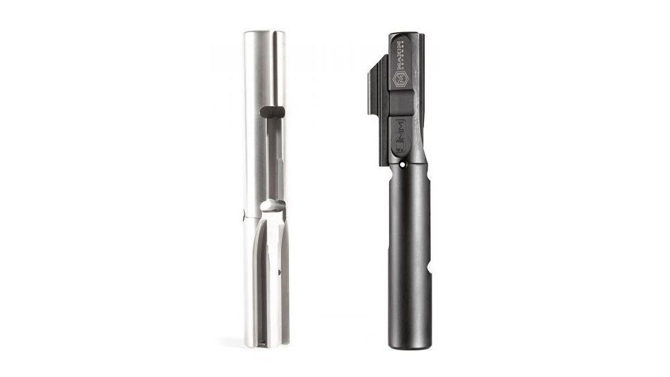 Maxim Defense Industries Universal 9mm Bolt Carrier Group w/Weight Plug, Black, Silver