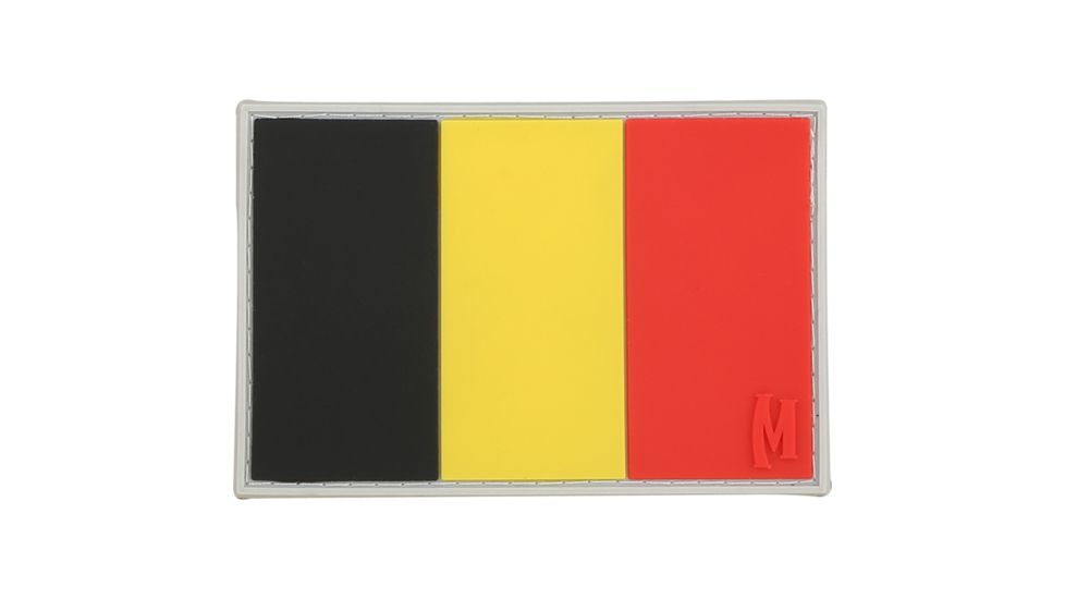 Maxpedition Belgium Flag Patch, Full Color, 3in x 2in BELGC