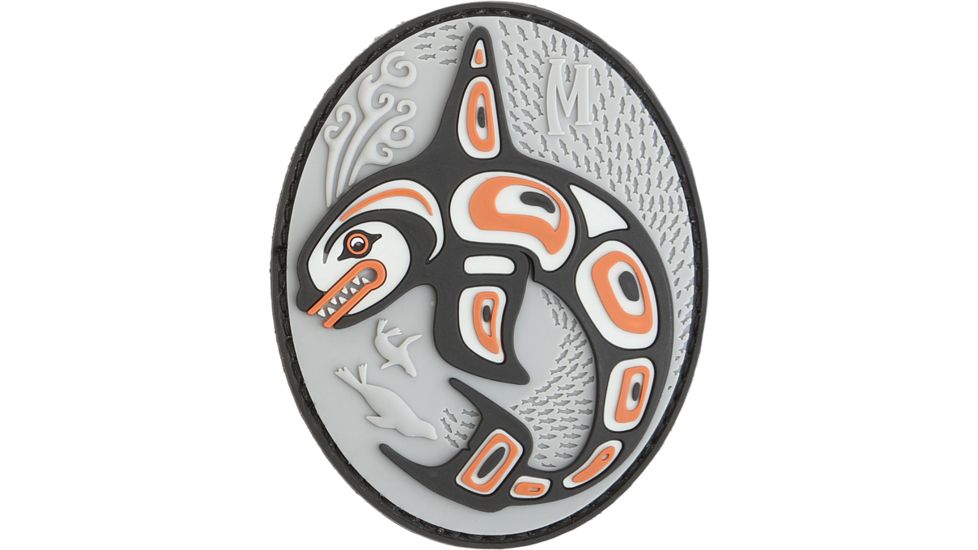 Maxpedition Killer Whale Patch, Full Color, 2.4in x 3in KLRWH