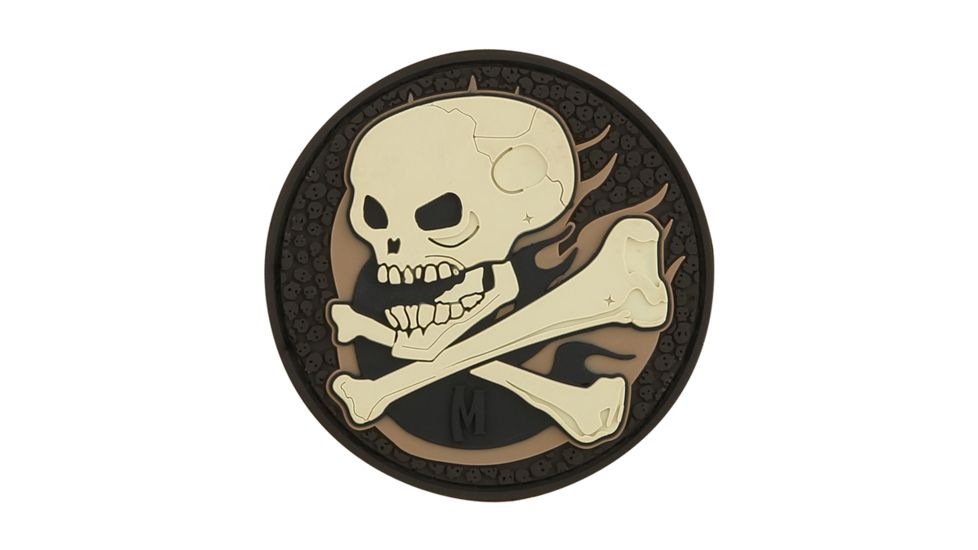 Maxpedition Skull Patch, Arid, 2.5in x 2.5in SKULA
