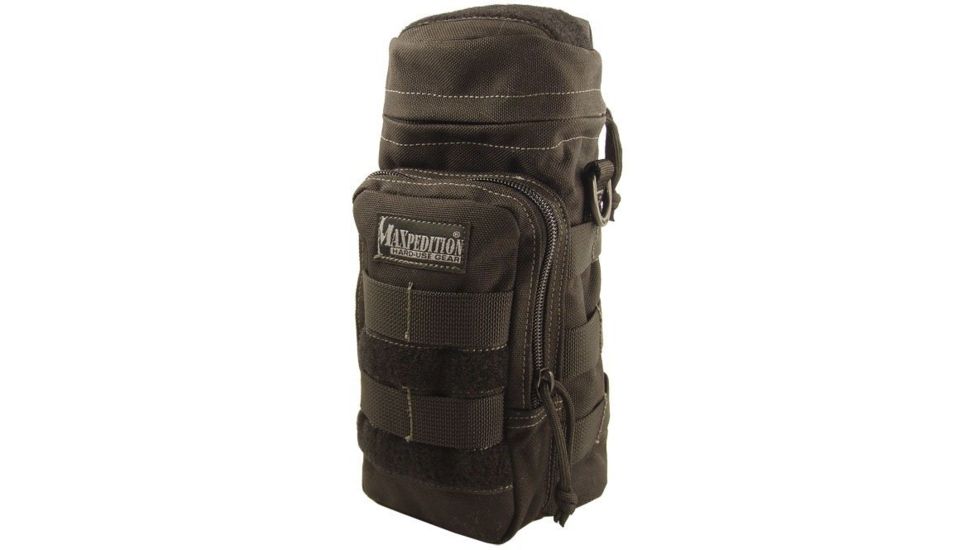 Maxpedition 10" X 4" Water Bottle Holder Pouch - Black 0325B