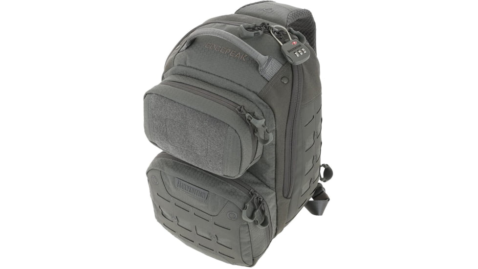 Maxpedition 15L Edgepeak v2.0 Ambidextrous Sling Pack, Gray, EDP2GRY