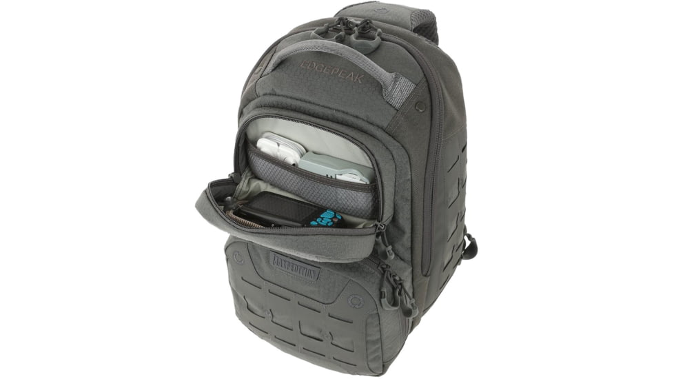 Maxpedition 15L Edgepeak v2.0 Ambidextrous Sling Pack, Gray, EDP2GRY