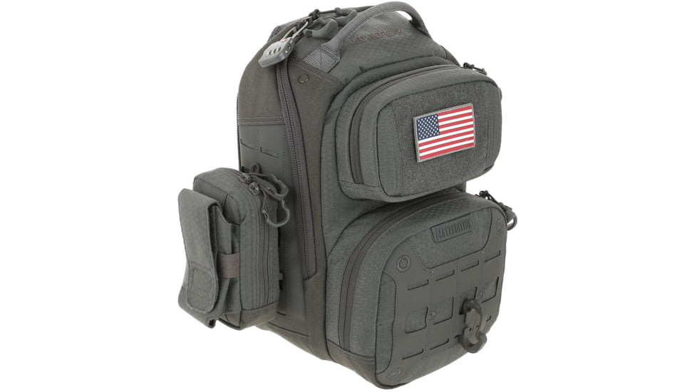 Maxpedition 15L Edgepeak v2.0 Ambidextrous Sling Pack, Gray, EDP2GRY