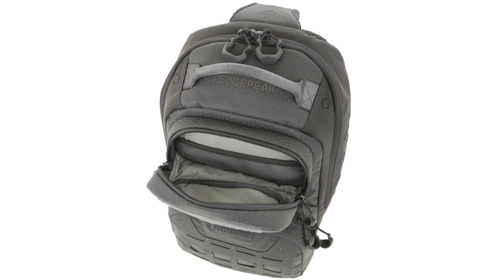 Maxpedition 15L Edgepeak v2.0 Ambidextrous Sling Pack, Gray, EDP2GRY