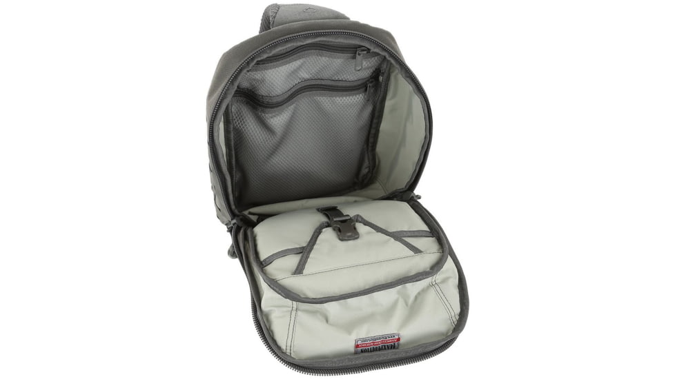 Maxpedition 15L Edgepeak v2.0 Ambidextrous Sling Pack, Gray, EDP2GRY