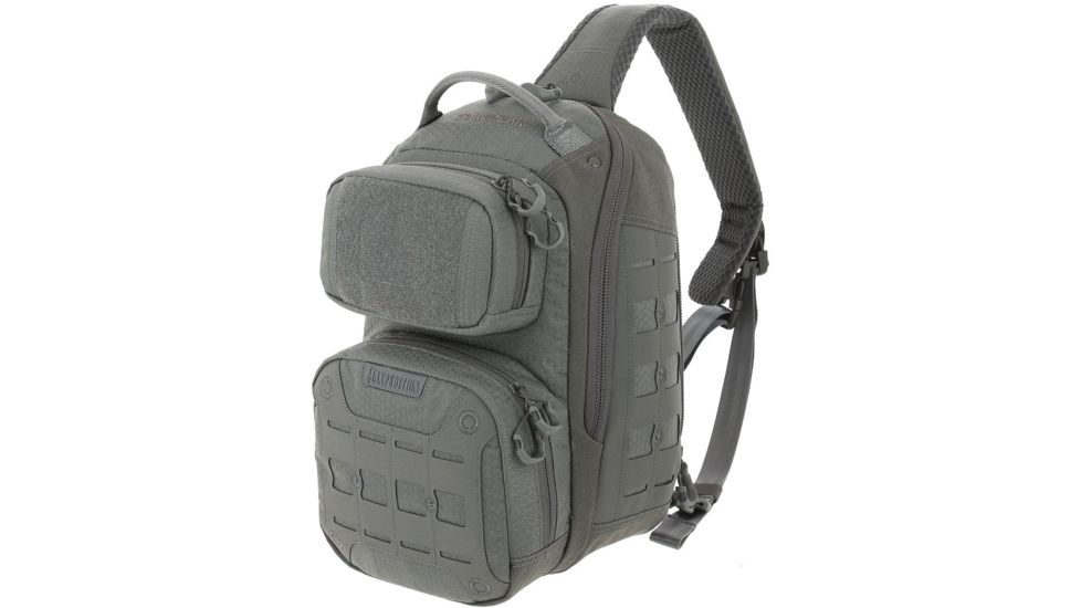 Maxpedition 15L Edgepeak v2.0 Ambidextrous Sling Pack, Gray, EDP2GRY