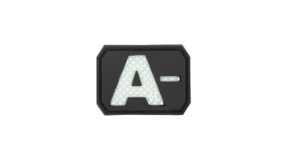 Maxpedition A- NEG Blood Type Patch, Glow BTANZ