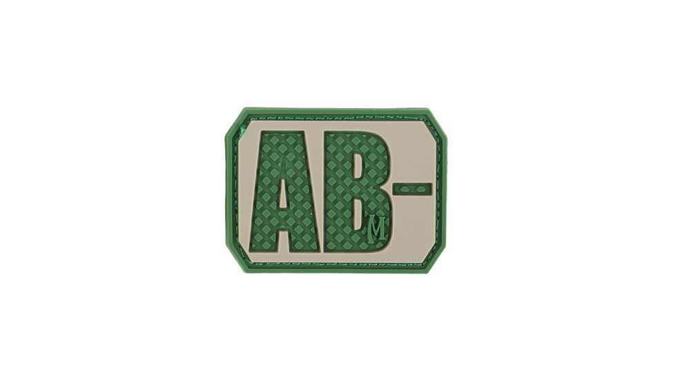 Maxpedition AB- NEG Blood Type Patch, Arid BTABNA