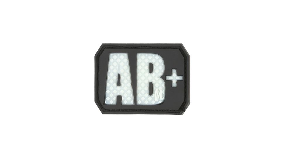 Maxpedition AB+ POS Blood Type Patch, Glow BTABPZ