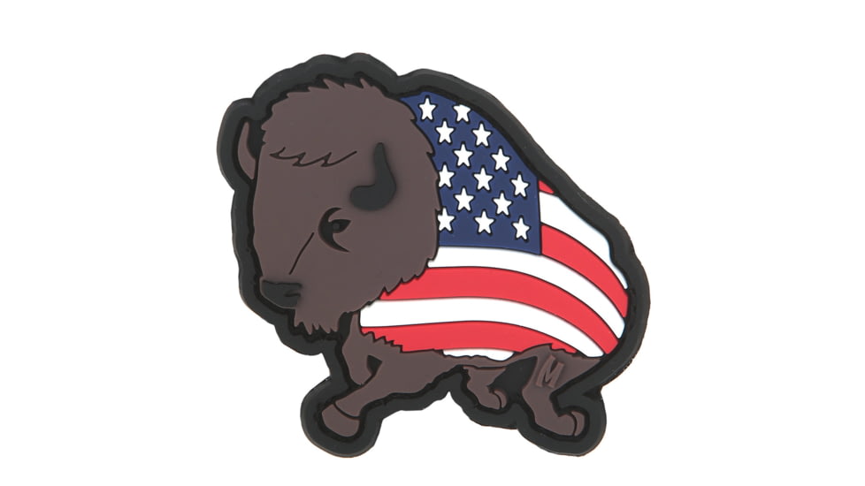 Maxpedition American Bison Morale Patch, Full Color, BISNC