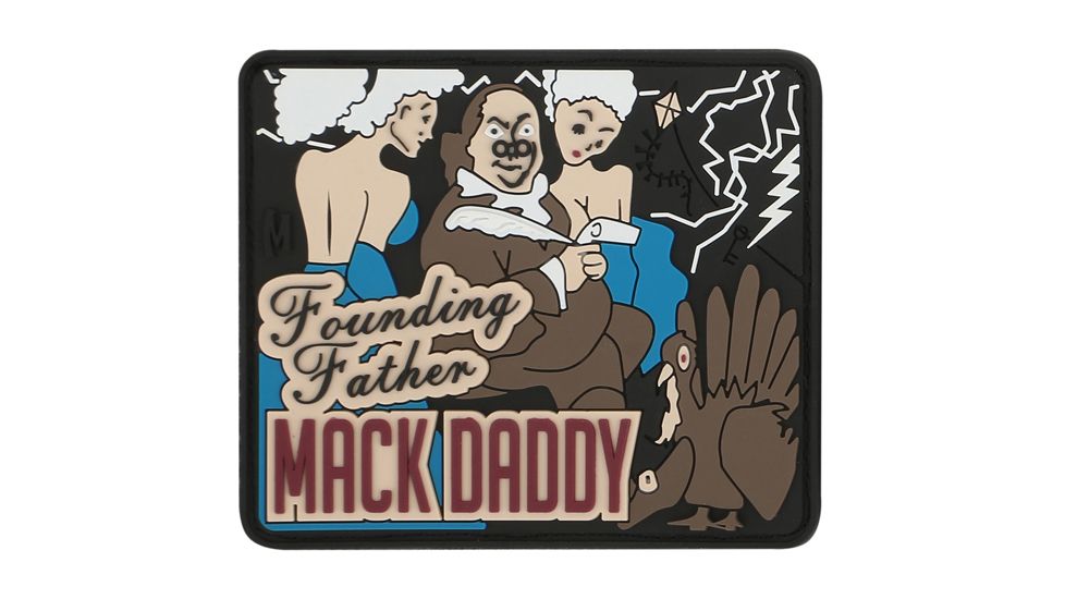 Maxpedition Ben Franklin Mack Patch, Full Color MACKC