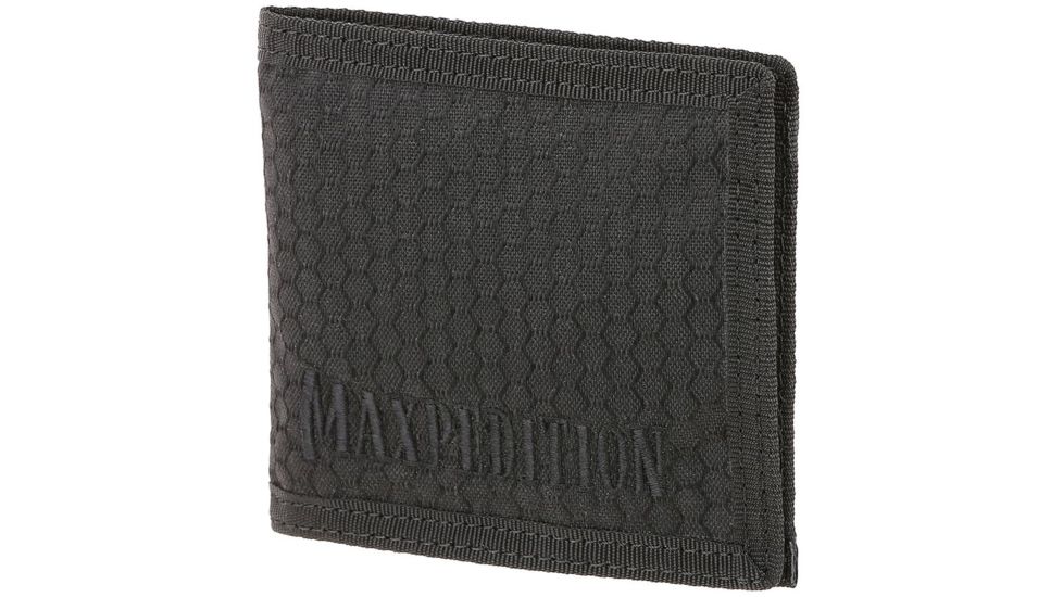 Maxpedition BFW Bi Fold Wallet, Black, BFWBLK