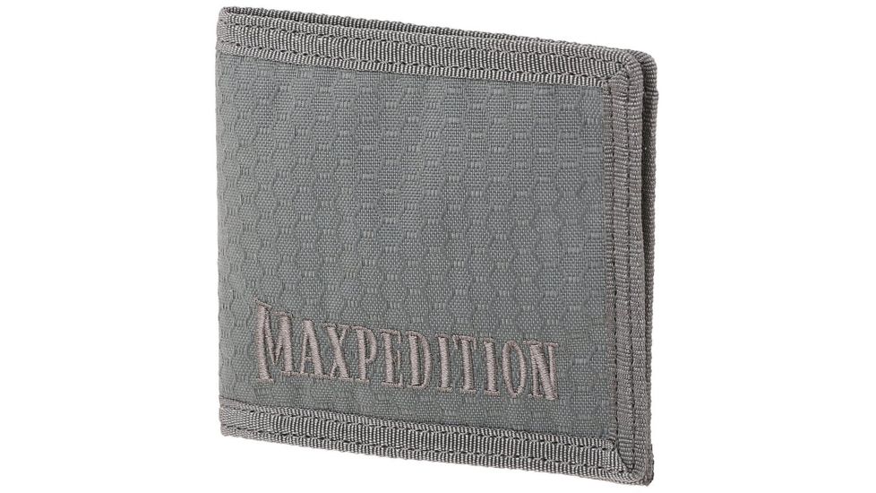 Maxpedition BFW Bi Fold Wallet, Gray, BFWGRY