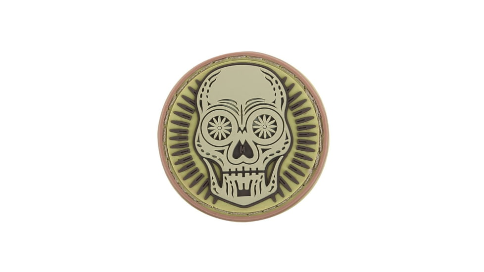 Maxpedition Calavera Morale Patch, Arid, 1.5in x 1.5in, CALVA