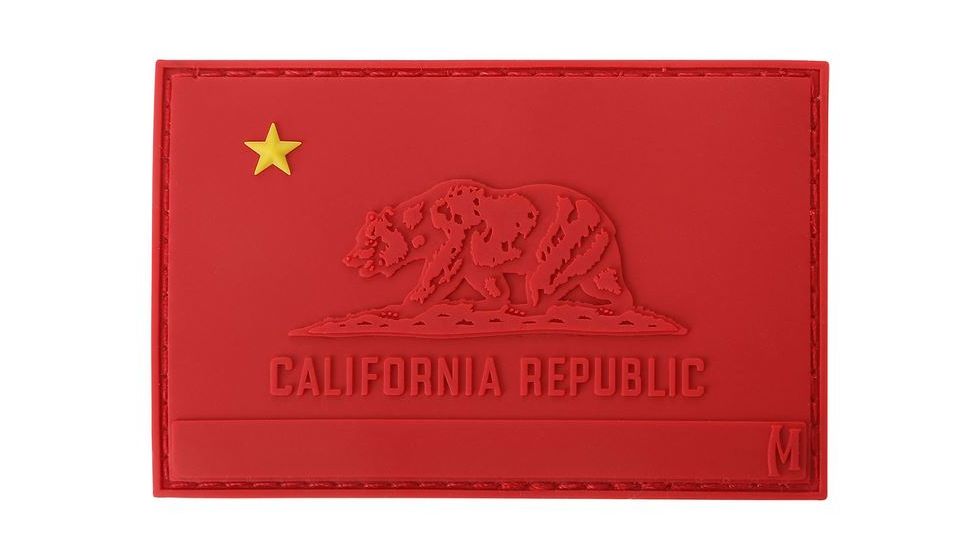 Maxpedition Communist Kalifornia Flag Morale Patch,Red,3x2in CALIR